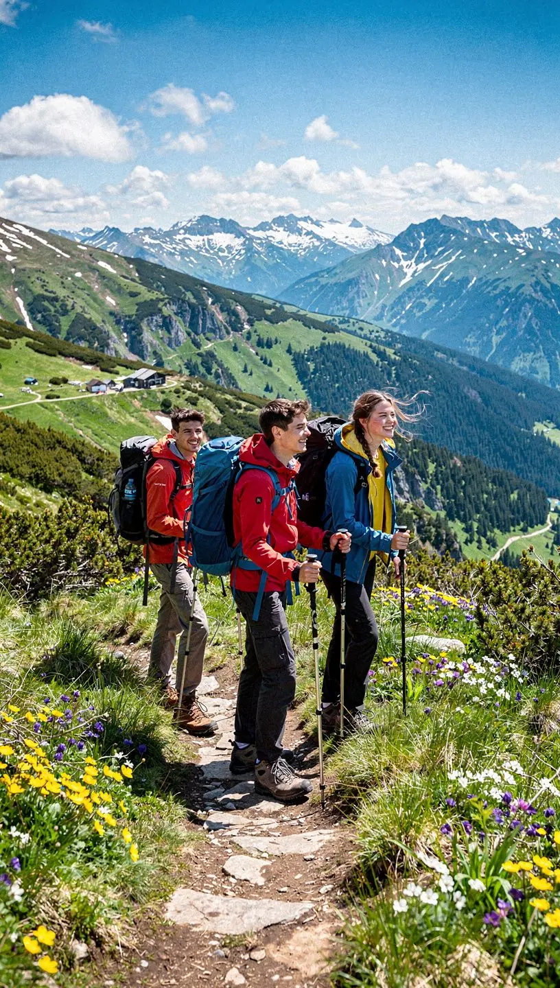 Trail etiquette for outdoor activities in parks.